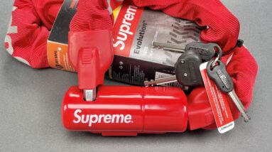 [1325] Apparently, Designer Bike Locks Are A Thing… (Supreme-Branded Kryptonite)