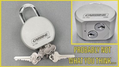 [1360] Carbine Dual Entry Padlock Picked