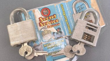 [1381] Vintage “Secret Service” Master Lock No.1 Picked