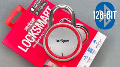 [1413] 128-Bit Encrypted Smart Lock… Open in Seconds (Dog Bone)