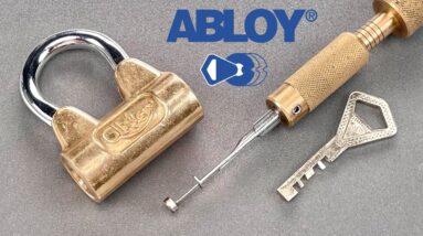 [1416] Retro Cool Abloy Padlock Picked (Model 3020C)