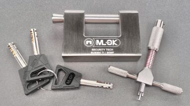[1433] Better Than Expected: MLok Stainless Steel Shutter Padlock