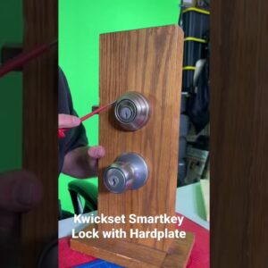 Kwikset Smartkey Lock with Hardplate | Mr. Locksmith #Short