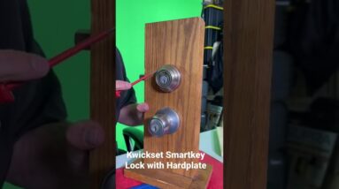 Kwikset Smartkey Lock with Hardplate | Mr. Locksmith #Short