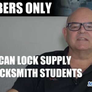 Locksmith Training: American Lock Supply for Locksmith Students