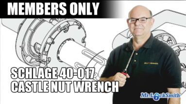 Locksmith Training: Locksmith Tools | Castle Nut Wrench