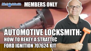 Automotive Locksmith: How to rekey a Strattec Ford Ignition 707624 Kit