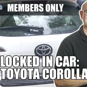 Automotive Locksmith: Keys Locked in Truck | 2019 Toyota Corolla