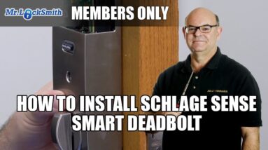 Locksmith Training: How to Install Schlage Sense Smart Deadbolt