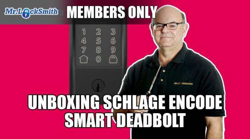 Locksmith Training: Unboxing Schlage Encode Smart Deadbolt