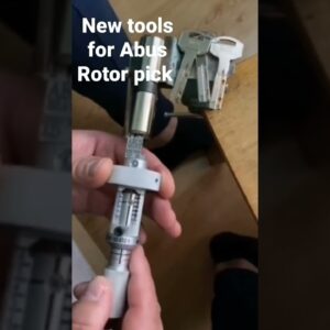 New locksmith tools for ABUS. Rotor pick
