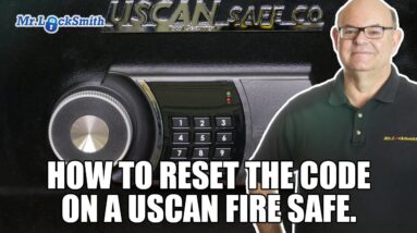 How to reset the code on a USCAN Fire Safe | Mr. Locksmith™