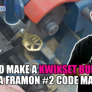 How to Make a Kwikset Bump Key with a Framon #2 Code Machine