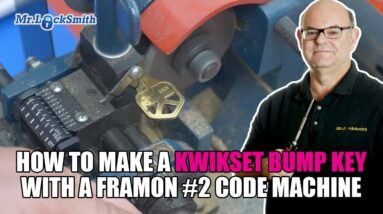 How to Make a Kwikset Bump Key with a Framon #2 Code Machine