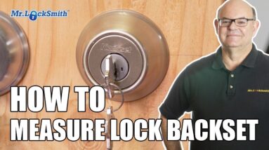 How to Measure Lock Backset | Mr. Locksmith™