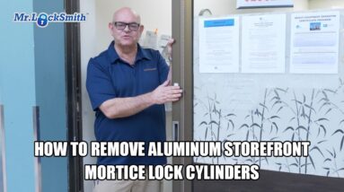 How To Remove Aluminum Storefront Mortice Lock Cylinders