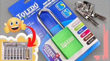 [1550] Better Than Expected: Toledo 40mm Alum. Padlock