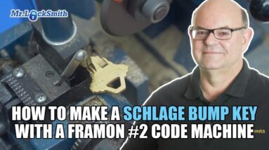 How to make a Schlage Bump Key with a Framon #2 Code Machine