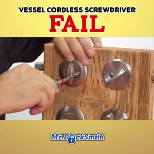 Vessel Cordless Screwdriver Fail #Shorts
