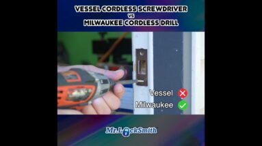 Vessel Cordless Screwdriver vs Milwaukee #shorts