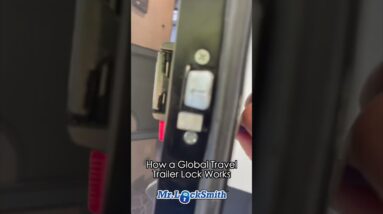 How a Global Travel Trailer Lock Works #shorts