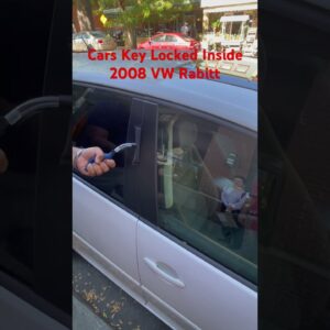 Locked Keys in Car | 2008 VW Rabbit #shorts