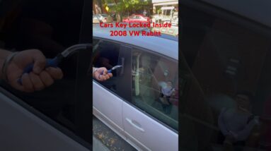 Locked Keys in Car | 2008 VW Rabbit #shorts