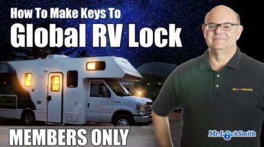 Locksmith Members Only: How to make Keys to Global RV Lock
