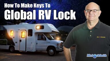 How To Make Keys To A Global RV Travel Trailer Lock | Mr. Locksmith