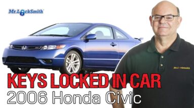 How to open a Honda Civic 2006 | Mr. Locksmith