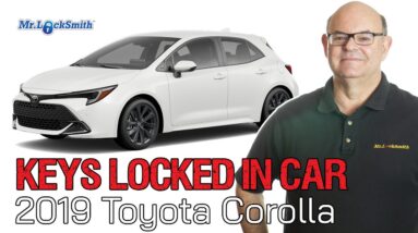 Keys Locked in Car 2019 Toyota Corolla | Mr. Locksmith