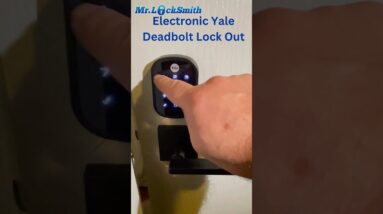Electronic Yale Deadbolt Lockout | Mr. Locksmith™