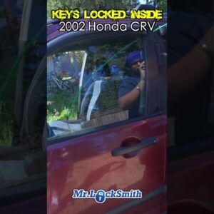 Keys Locked in Car 2002 Honda CRV