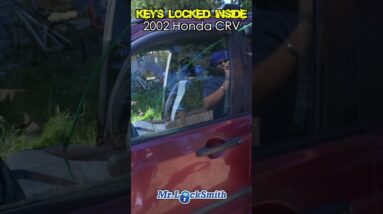Keys Locked in Car 2002 Honda CRV