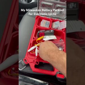 My Locksmith Battery Milwaukee Packout for Electronic Locks 1 of 2
