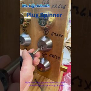 Plug Spinner: Picked the Lock the Wrong Direction | Mr. Locksmith™