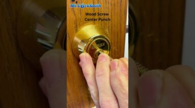 Wood Screw Center Punch | Mr. Locksmith™