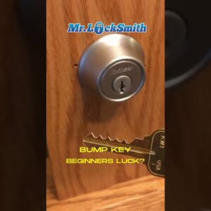 Bump Key: Beginners Luck? | Mr. Locksmith™