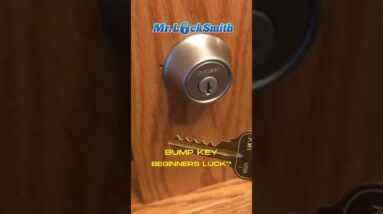 Bump Key: Beginners Luck? | Mr. Locksmith™