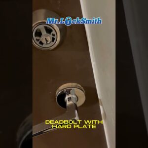 Deadbolt with Hard Plate | Mr. Locksmith™