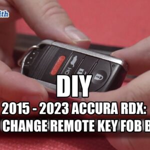 DIY 2015 - 2023 Acura RDX: How to change Remote Key Fob Battery