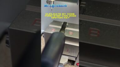 Duplicating Ford Key by Code 2022 Ford Step Van | Mr. Locksmith™