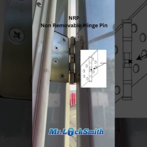 How to Remove Non Removable Pin Hinges (NRP) | Mr. Locksmith™