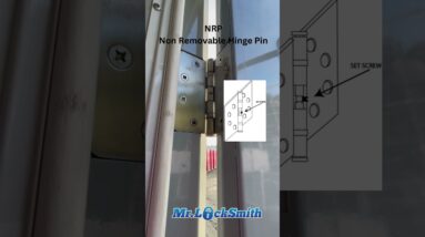 How to Remove Non Removable Pin Hinges (NRP) | Mr. Locksmith™