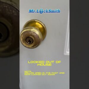 Locked Out of House: Previously Drilled Lock | Mr. Locksmith™