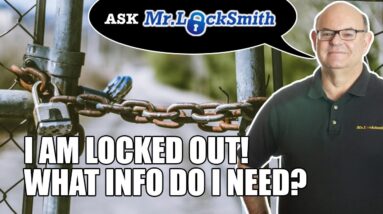 Ask Mr Locksmith: I'm Locked Out, What Do I Do?