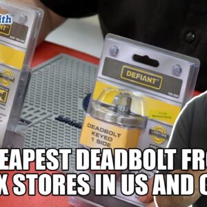 Cheapest Deadbolt From Home Depot USA & Canada | Mr. Locksmith™