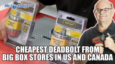 Cheapest Deadbolt From Home Depot USA & Canada | Mr. Locksmith™