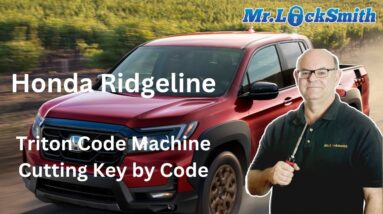 How To Cut A Honda Ridgeline Key By Code | Mr. Locksmith™