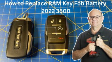 How to Replace RAM Key Fob Battery 2022 3500 | Mr. Locksmith™